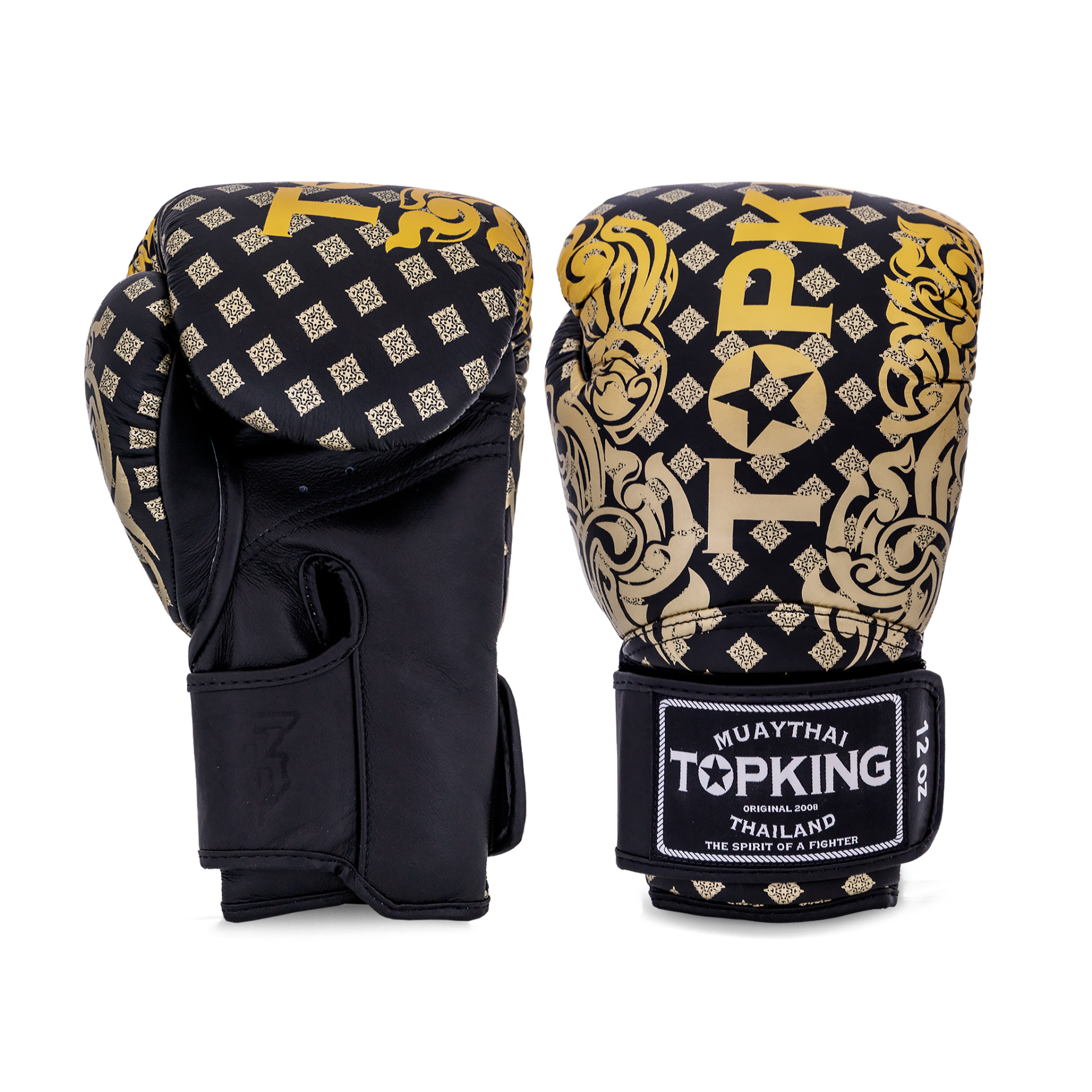 Top King GLOVES KANOK-02 — BLACK