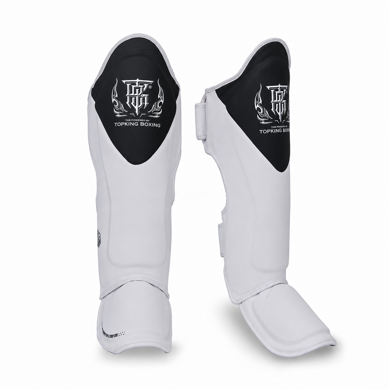 TOPKING SHIN GUARDS WHITE BLACK BLEND