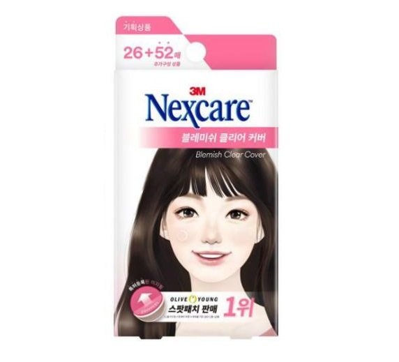 Nexcare Blemish Clear Cover 26+52 Count (Round Shape)