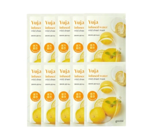 GOODAL YUJA INFUSED WATER MILD SHEET MASK