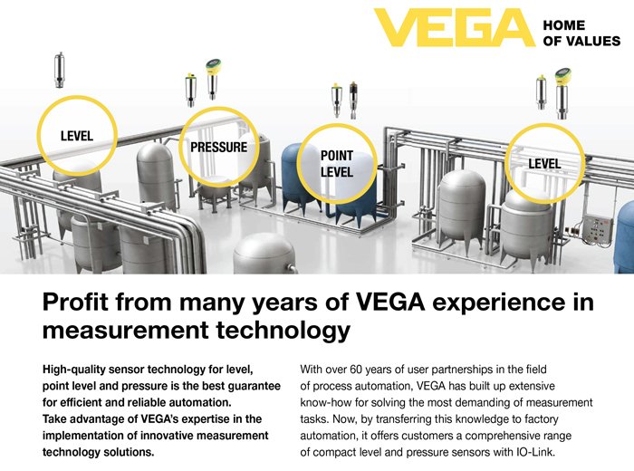 The Experience of VEGA’s Expertise of Innovative Measurement Technology Solutions.