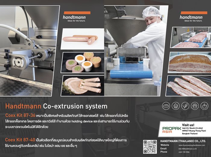 The Taste of Innovation - Handtmann Co-extrusion System