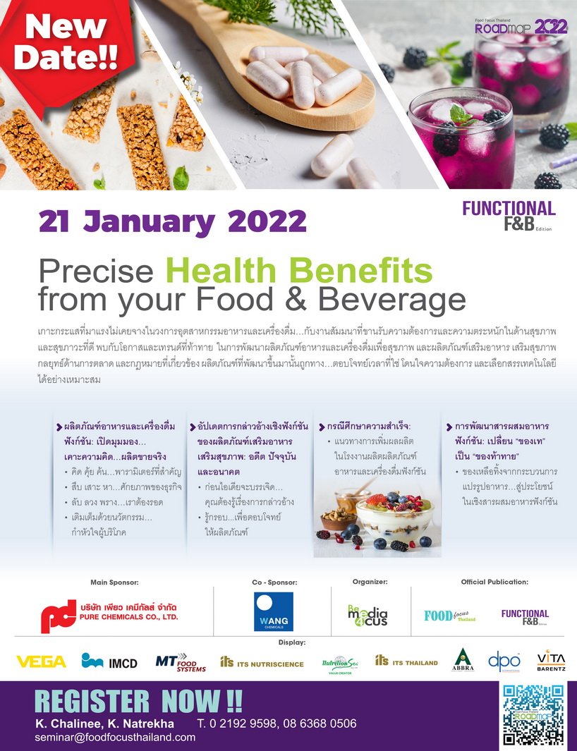Roadmap Functional F&B Edition 2022 Roadmap Functional F&B Edition 2022
