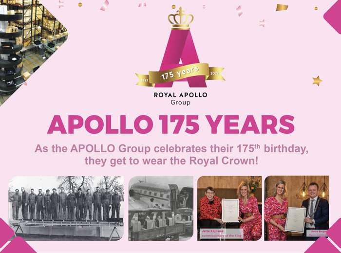 APOLLO 175 years As the APOLLO Group celebrates their 175th birthday, they get to wear the Royal Crown!