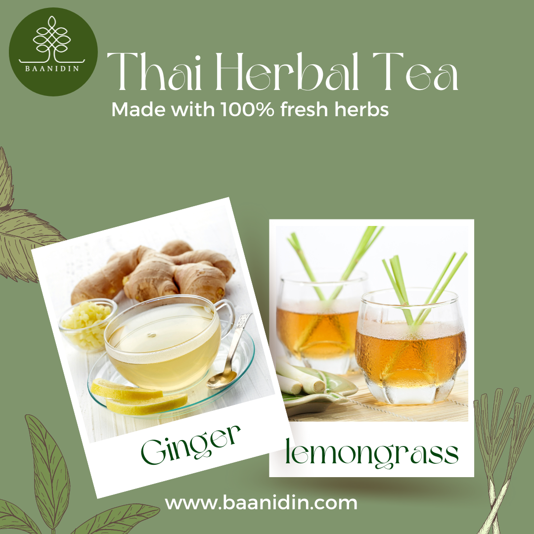 Thai herbal teas for massage and spa treatments