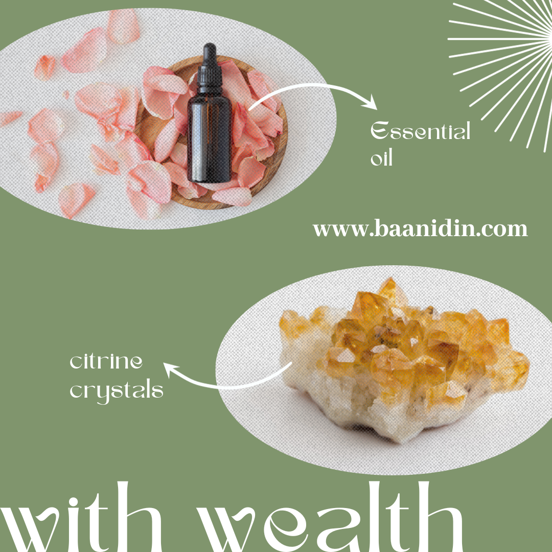 How to use pure essential oil and crystals for wealth How to use pure essential oil and crystals for wealth