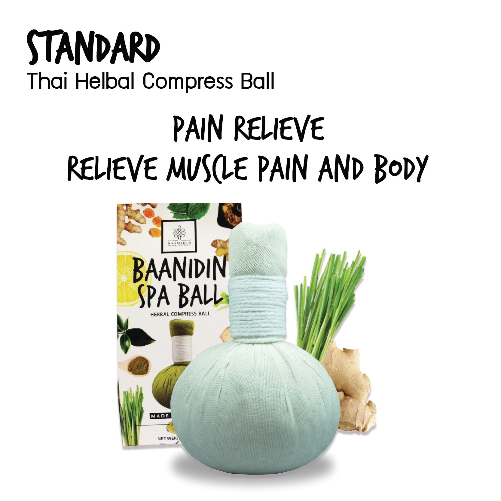 Baanidin Standard Thai Aroma Herbal Compress Ball