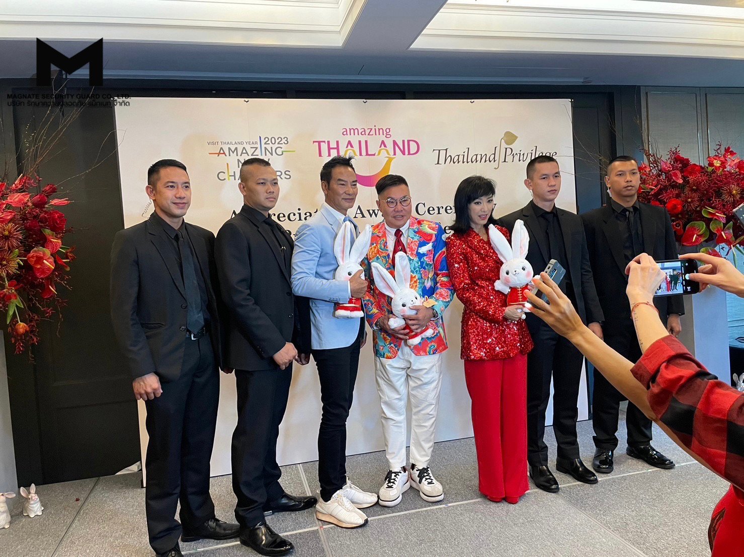 บอดี้การ์ดบุคคลสำคัญในงาน Appreciation Award Ceremony การท่องเที่ยวไทย บอดี้การ์ดบุคคลสำคัญในงาน Appreciation Award Ceremony การท่องเที่ยวไทย