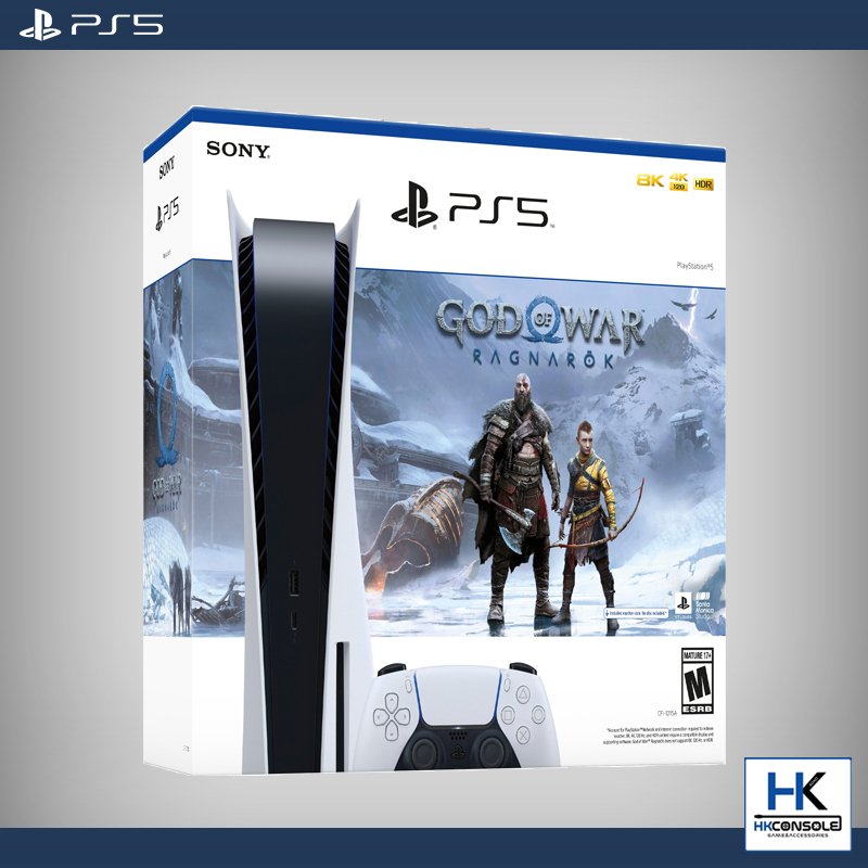 PlayStation 5 (Disc Version) – God of War Ragnarök Bundle