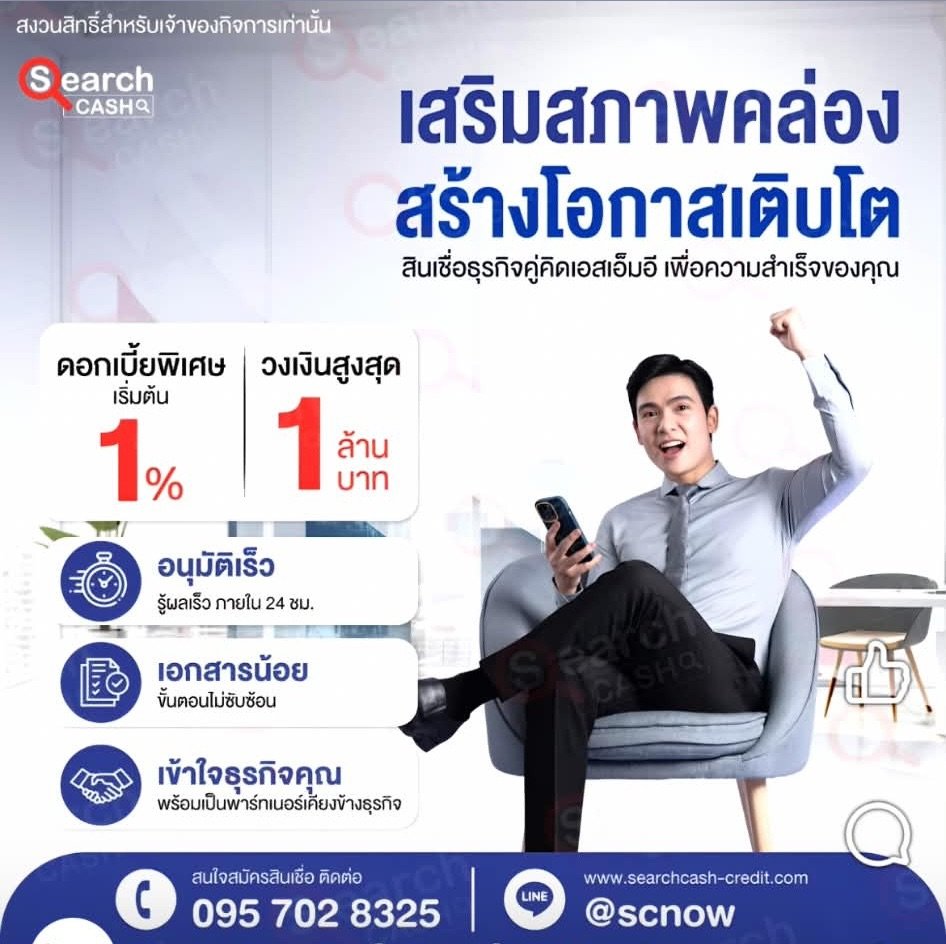 สินเชื่อธุรกิจออนไลน์ให้ร้านค้าออนไลน์เติบโตได้เร็วขึ้น