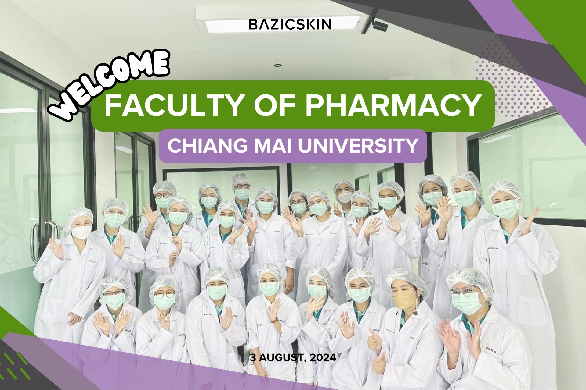 Study visit group from the Faculty of Pharmacy Chiang Mai university