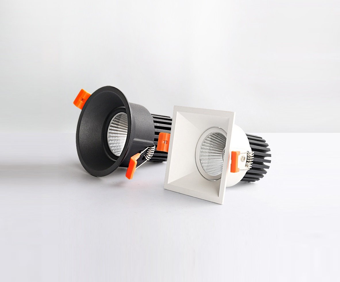 Shallow Led Bulbs LED SHALLOW Round Square Dimmable 1x10W