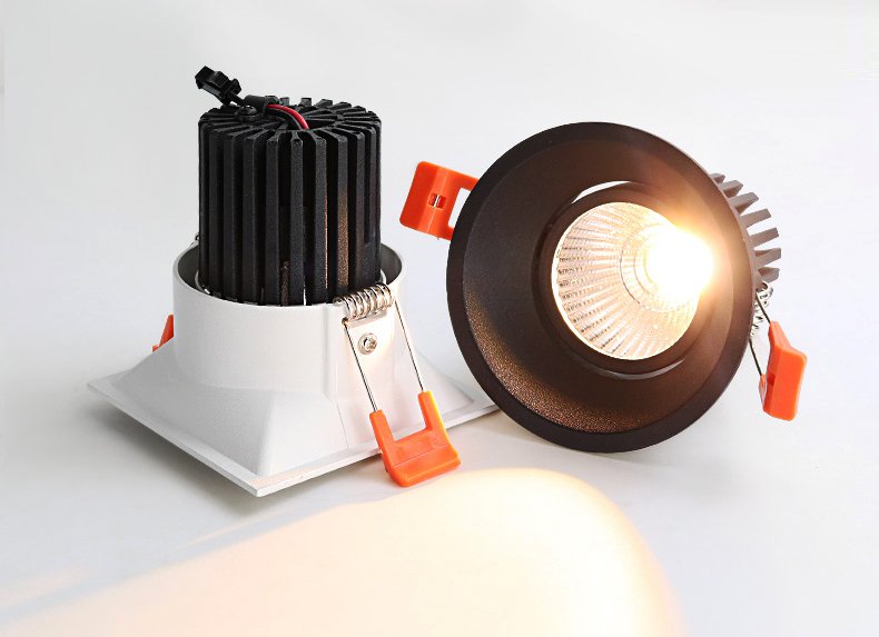 Shallow Led Bulbs LED SHALLOW Round Square Dimmable 1x10W