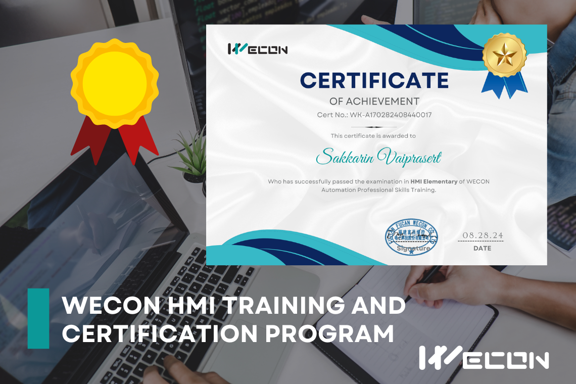 WECON HMI Certificated Cover