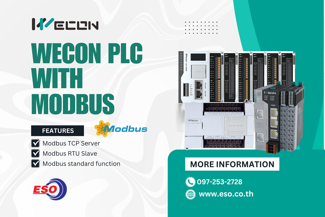 WECON PLC WITH MODBUS