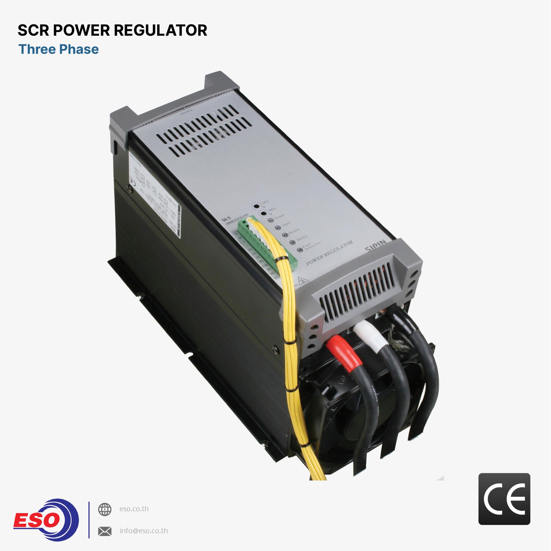 3 Phase SCR Power Regulator, W5 Series , SIPIN