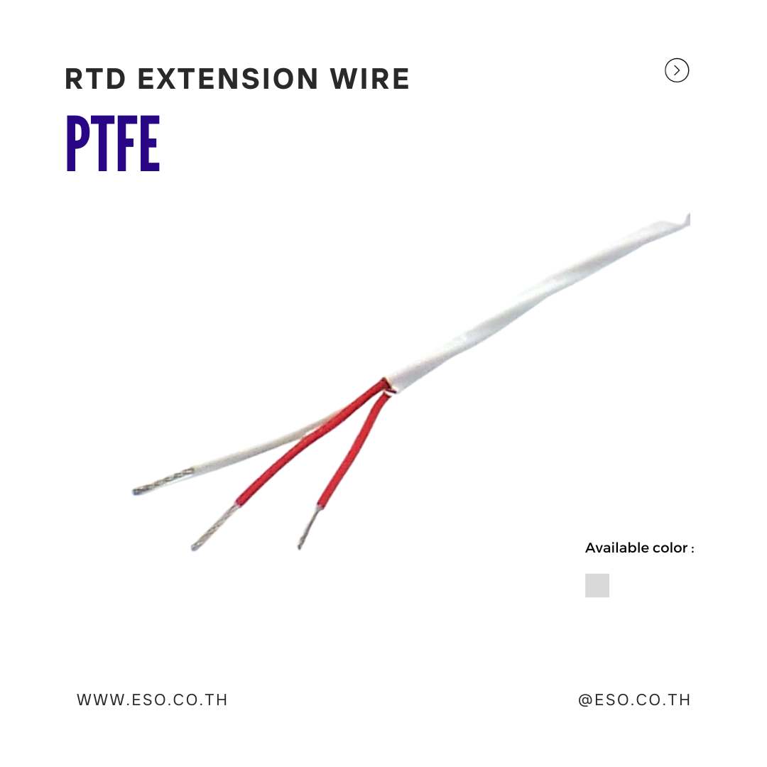 Rtd Cable Rd สายอาร์ทีดี/RTD wire ชนิดฉนวน PTFE (1ม้วน/100m)