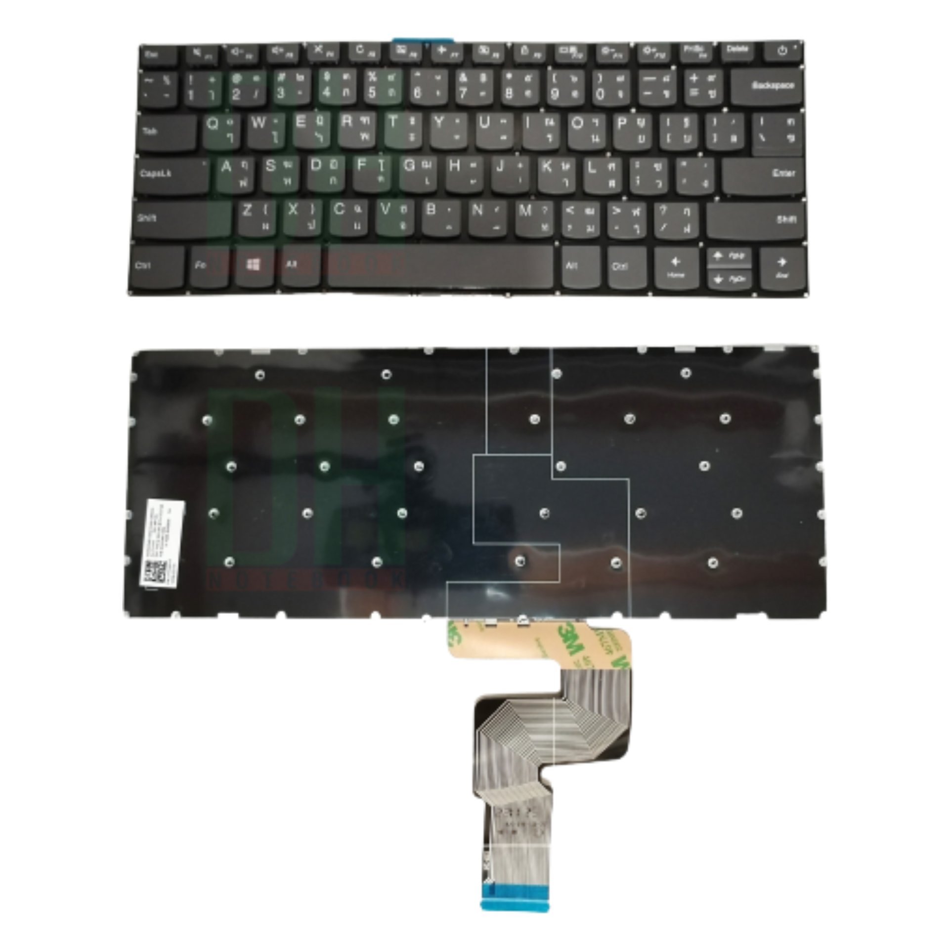 แป้นพิมพ์ คีย์บอร์ดโน๊ตบุ๊ค LENOVO Ideapad 320-14ISK Laptop Keyboard