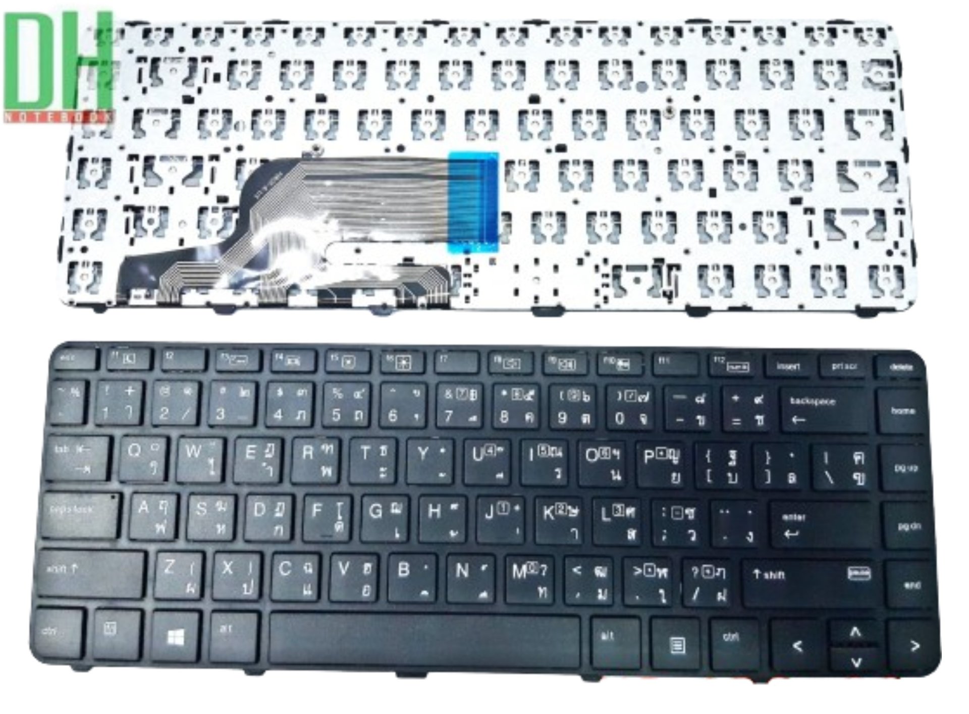 แป้นพิมพ์ คีย์บอร์ดโน๊ตบุ๊ค HP Probook 430 G3, 440-G3, 440-G4, 445-G3, 640-G3, 645-G3 Laptop Keyboard