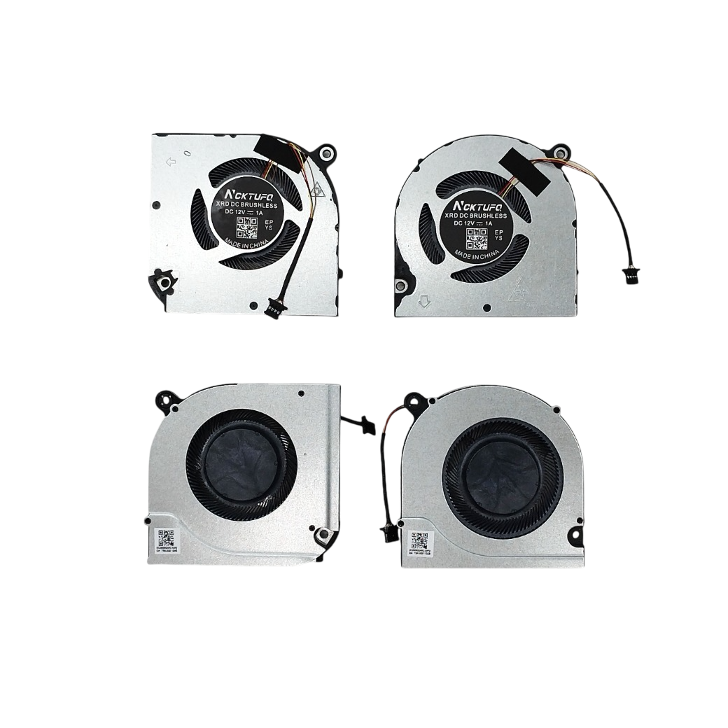 พัดลมโน๊ตบุ๊ค CPU+GPU 12V 4PIN สำหรับ Acer Nitro V15 ANV15-51 N23Q22 และรุ่นที่ใช้ร่วมกันได้ อะไหล่ OEM คุณภาพสูง