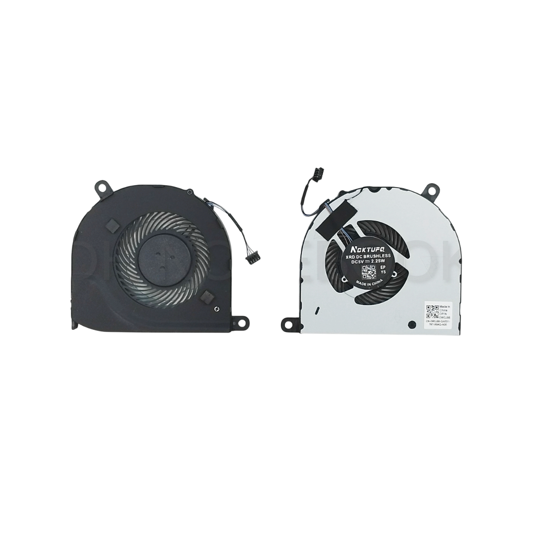 พัดลมระบายความร้อน อะไหล่ OEM คุณภาพสูง สำหรับ Dell Latitude 5480 5488 5490 5491 5495 ใช้แทนพาร์ท 09YGNW ได้