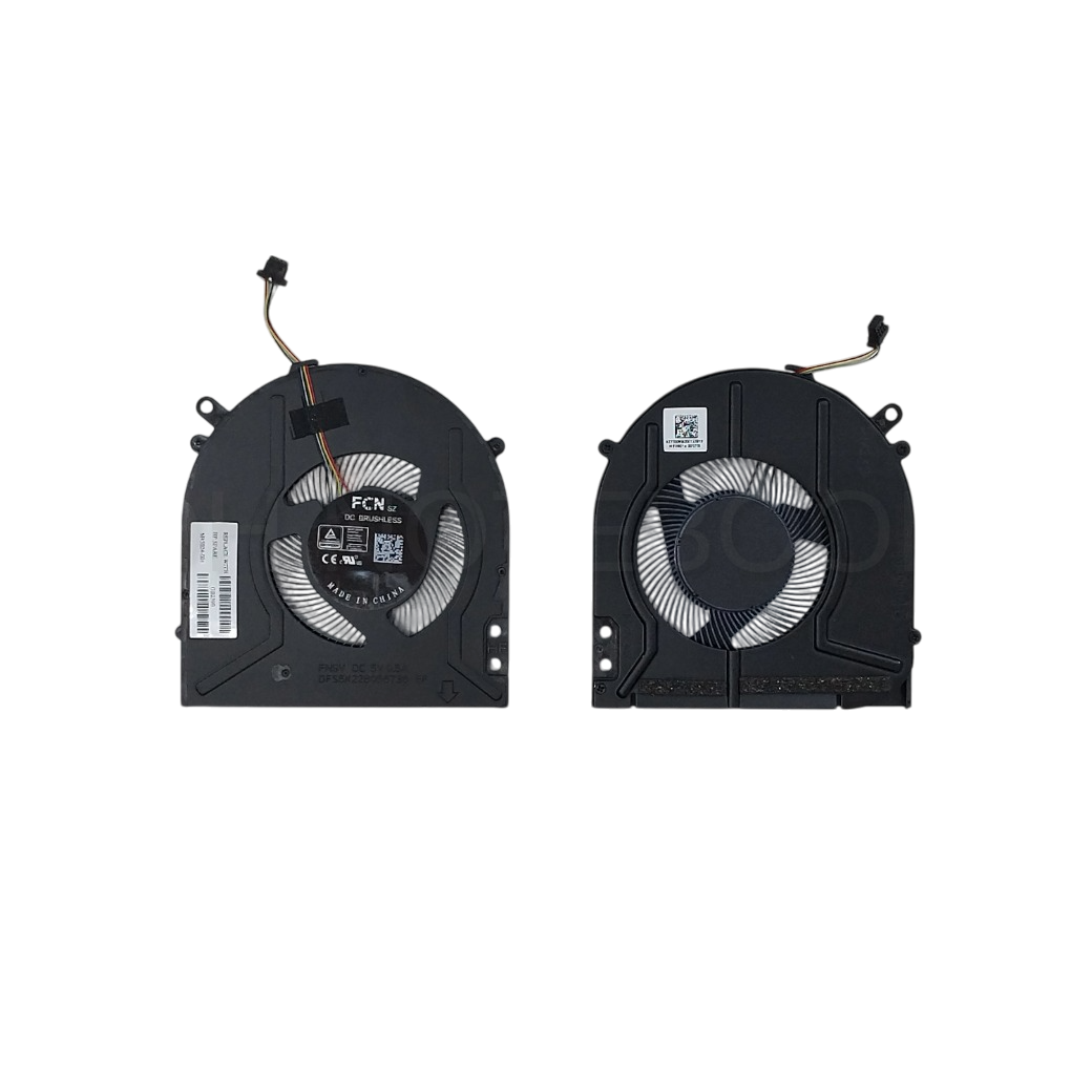 พัดลมโน๊ตบุ๊ค HP Pavilion x360 14-DY / 14m-DY (FCN, 4-พิน, DC 5V) — อะไหล่ OEM คุณภาพสูง สำหรับเปลี่ยน/ซ่อมพัดลม ใช้ทดแทนได้ตาม P/N M45024-001, N09477-001, NS85C41-20G07