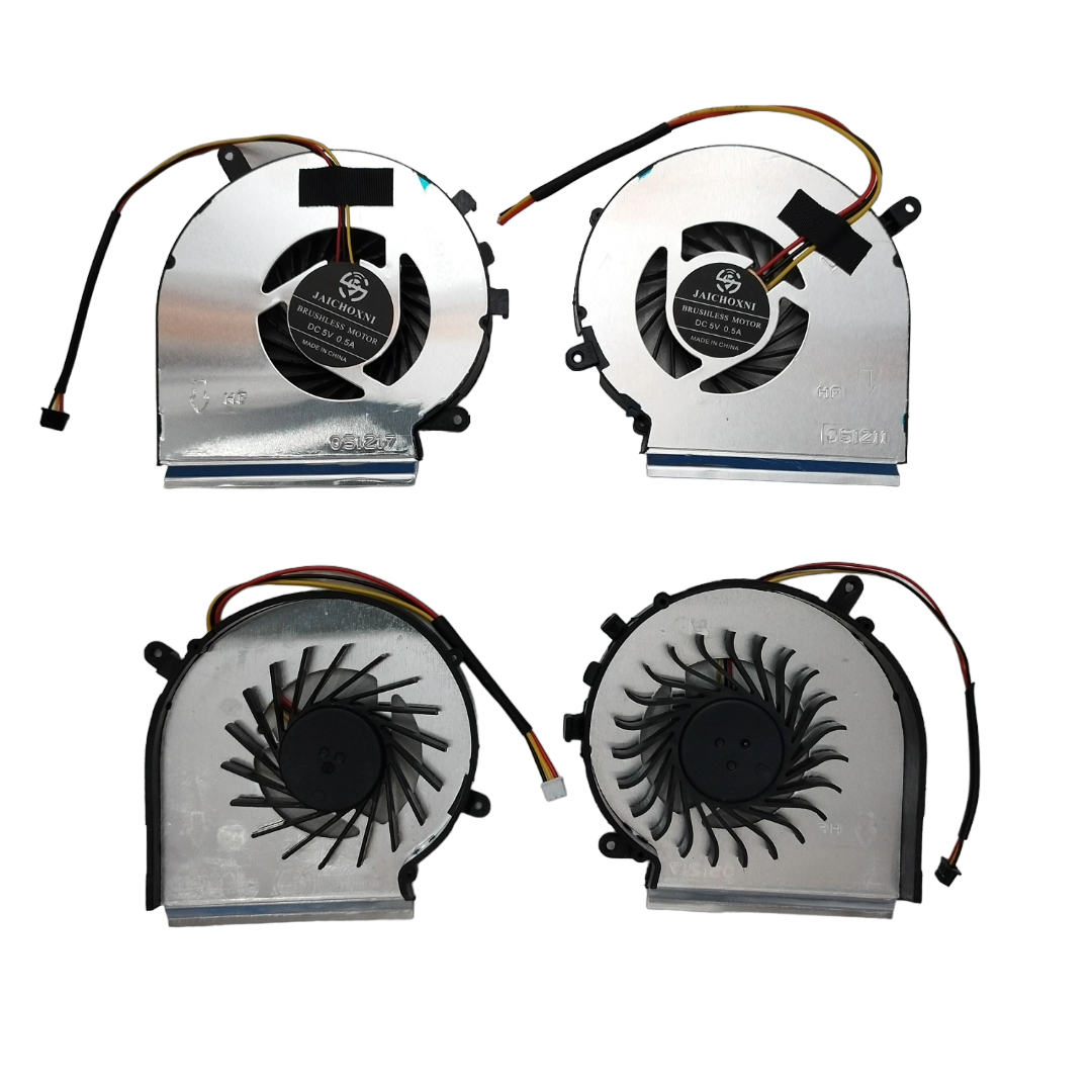 พัดลมระบายความร้อนแล็ปท็อป โน๊ตบุ๊ค MSI GE62 Apache Pro GE72, PE60, PE70, GL62, GL72 Laptop Cooling Fan