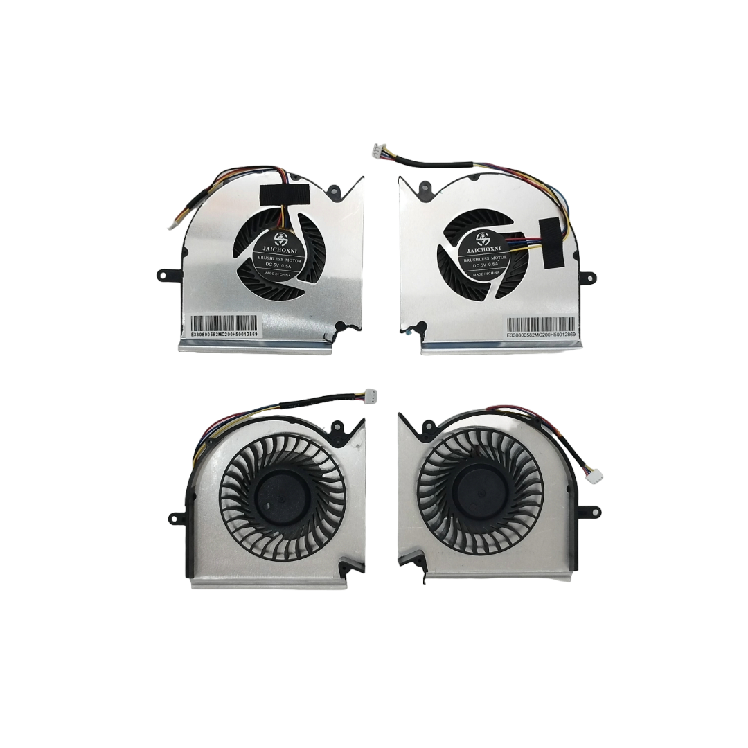 พัดลมระบายความร้อนสำหรับ MSI Gaming GE73 Raider RGB 8RE, 8RF, GL73, GP73, WE73, GE75, GP75, GE63, GP63, GL63, GV63 (L+R 4 PIN)