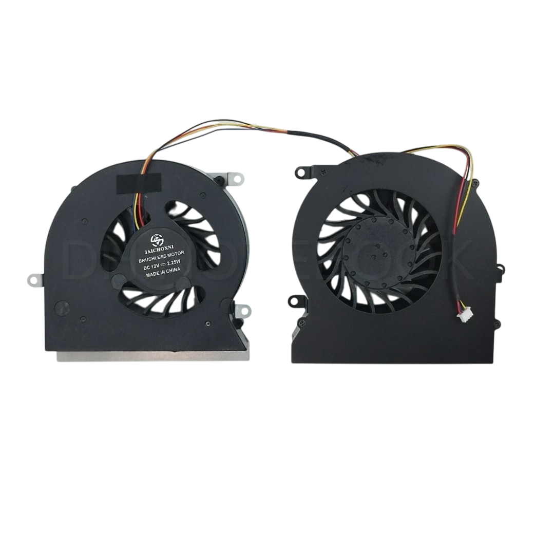 พัดลมระบายความร้อน อะไหล่ OEM คุณภาพสูง สำหรับ MSI GT62VR 6RE, GT62VR 6RD, GT62VR 7RE, Dominator Pro (MS‑16L1/MS‑16L2/MS‑16L3) พัดลมโน๊ตบุ๊ค รุ่นทดแทน สำหรับซ่อมหรือเปลี่ยน