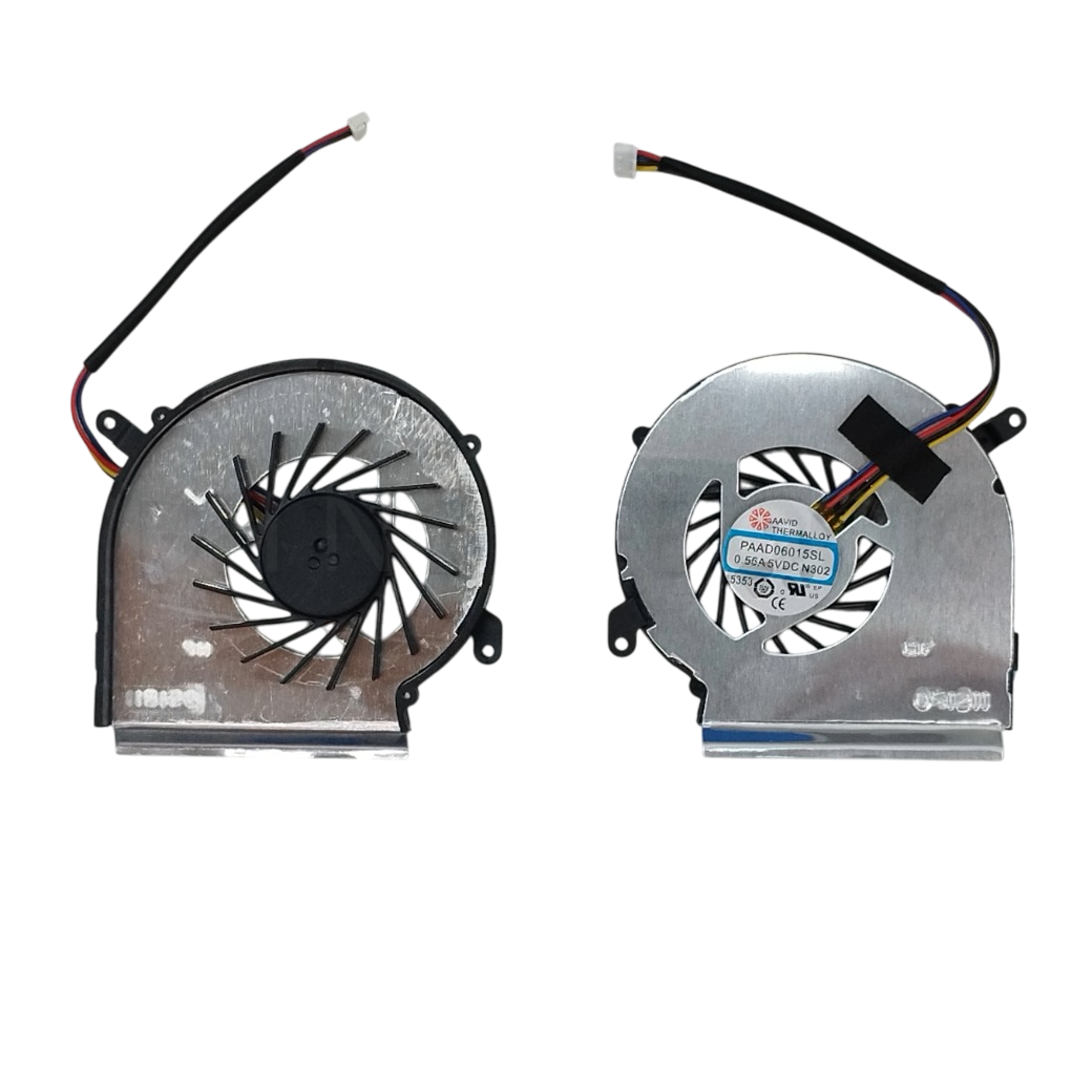 พัดลมโน๊ตบุ๊ค MSI GE62VR / GP62MVR / GL62M / MS-16JB 4-Pin PAAD06015SL อะไหล่ OEM คุณภาพสูง