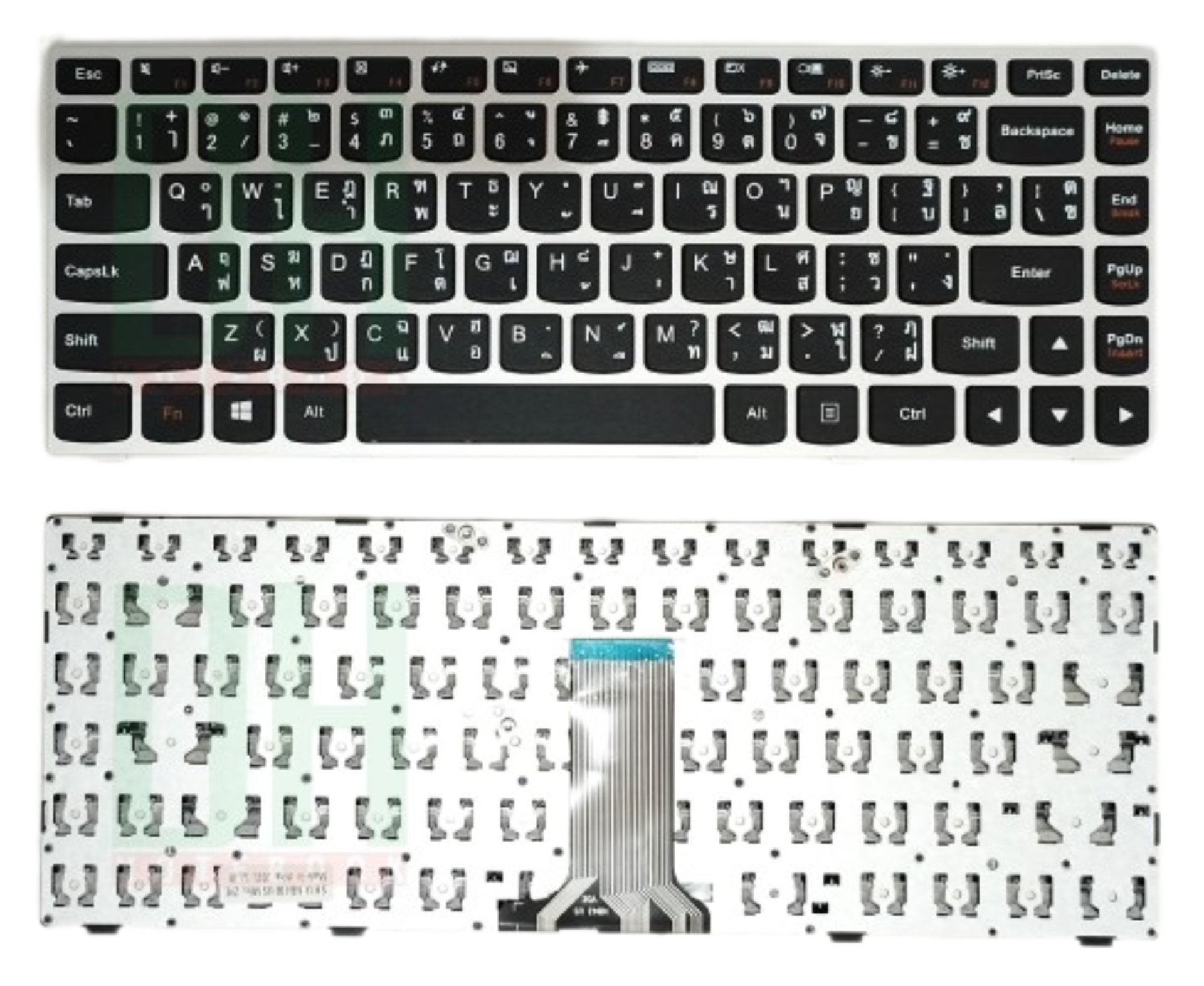 แป้นพิมพ์ คีย์บอร์ดโน๊ตบุ๊ค LENOVO Ideapad G40-70 Laptop Keyboard