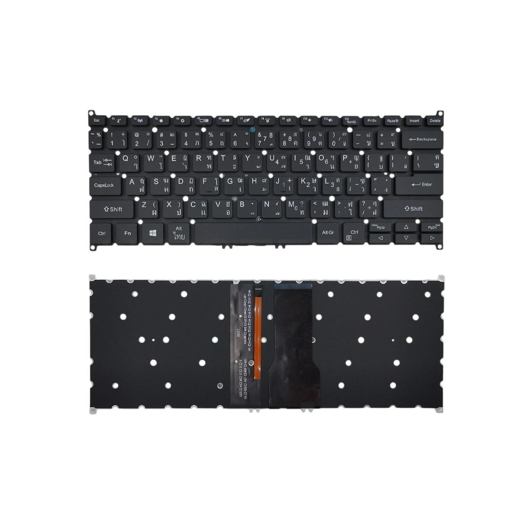 คีย์บอร์ด Acer Aspire 3 SF314‑54 / Swift 3 SF314‑54G Backlit Keyboard อะไหล่ OEM คุณภาพสูง