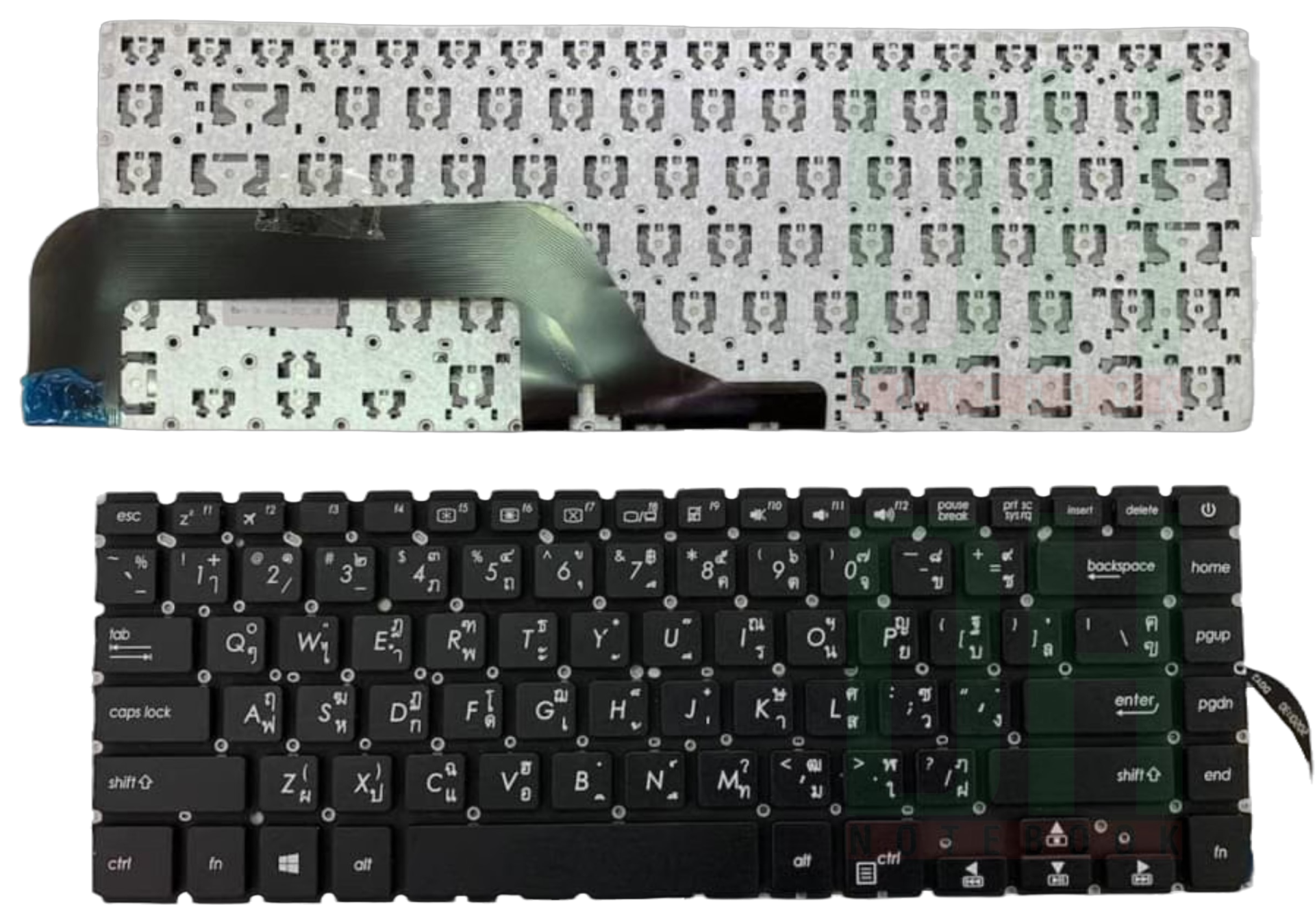 แป้นพิมพ์ คีย์บอร์ดโน๊ตบุ๊ค ASUS vivobook 15 X505 Laptop Keyboard