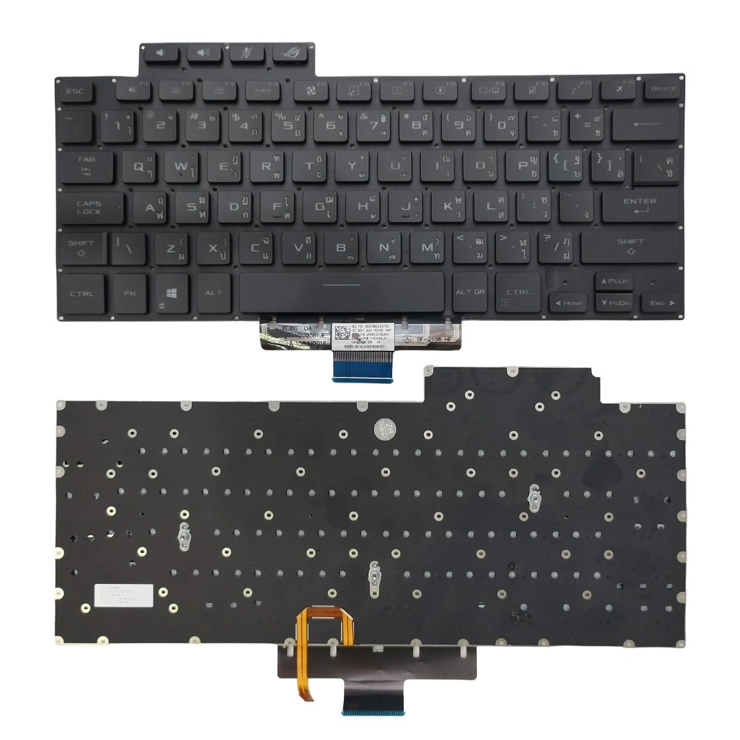 คีย์บอร์ด แป้นพิมพ์ ASUS Zephyrus ROG 16 G16 GA503 15 GU603 M16 Keyboard เปลี่ยนใหม่