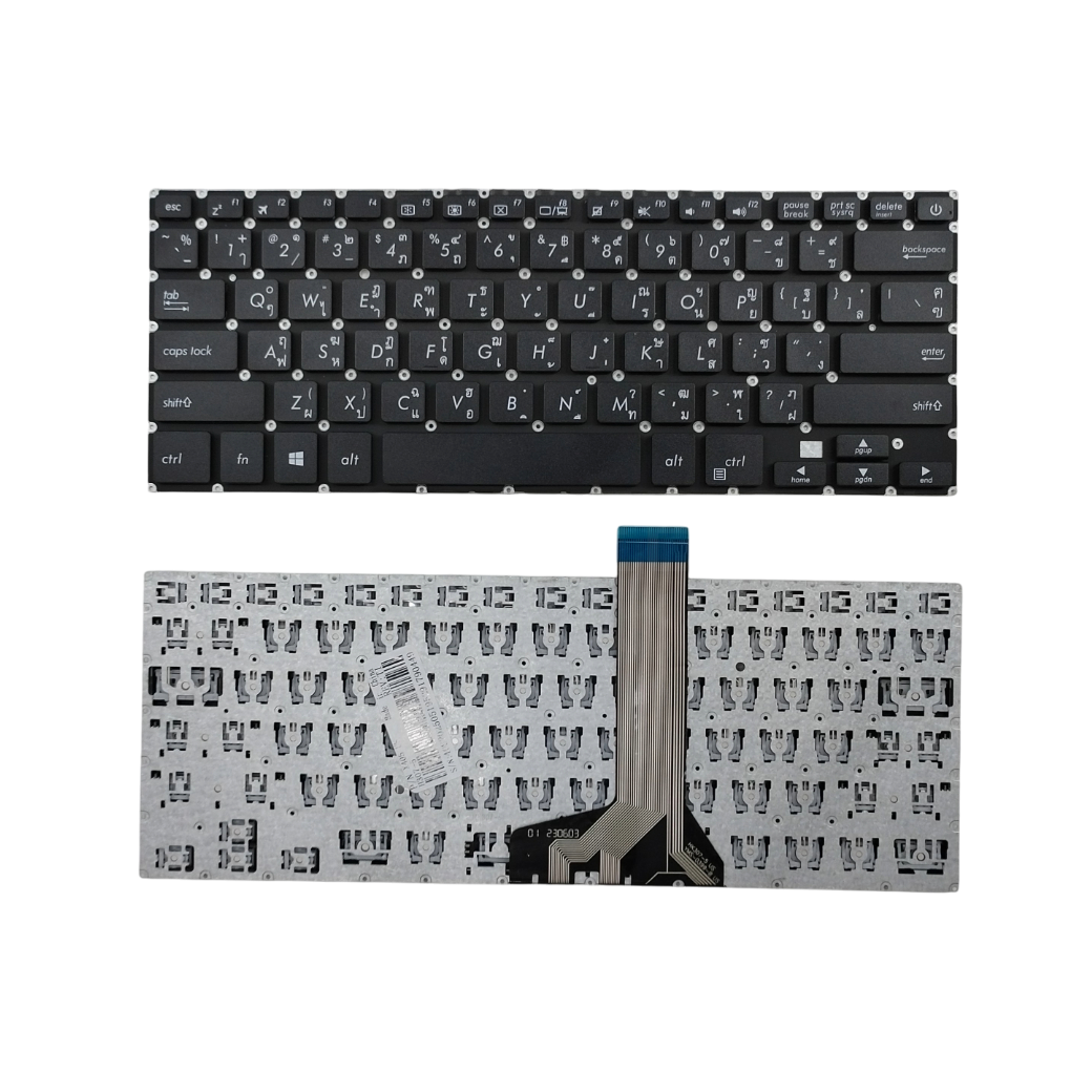 อะไหล่ OEM คีย์บอร์ดโน๊ตบุ๊ค ASUS VivoBook 14 S14 A405U, X405U, S4000U, X420, X409 คุณภาพสูง สำหรับเปลี่ยน/ซ่อม - DH NOTEBOOK