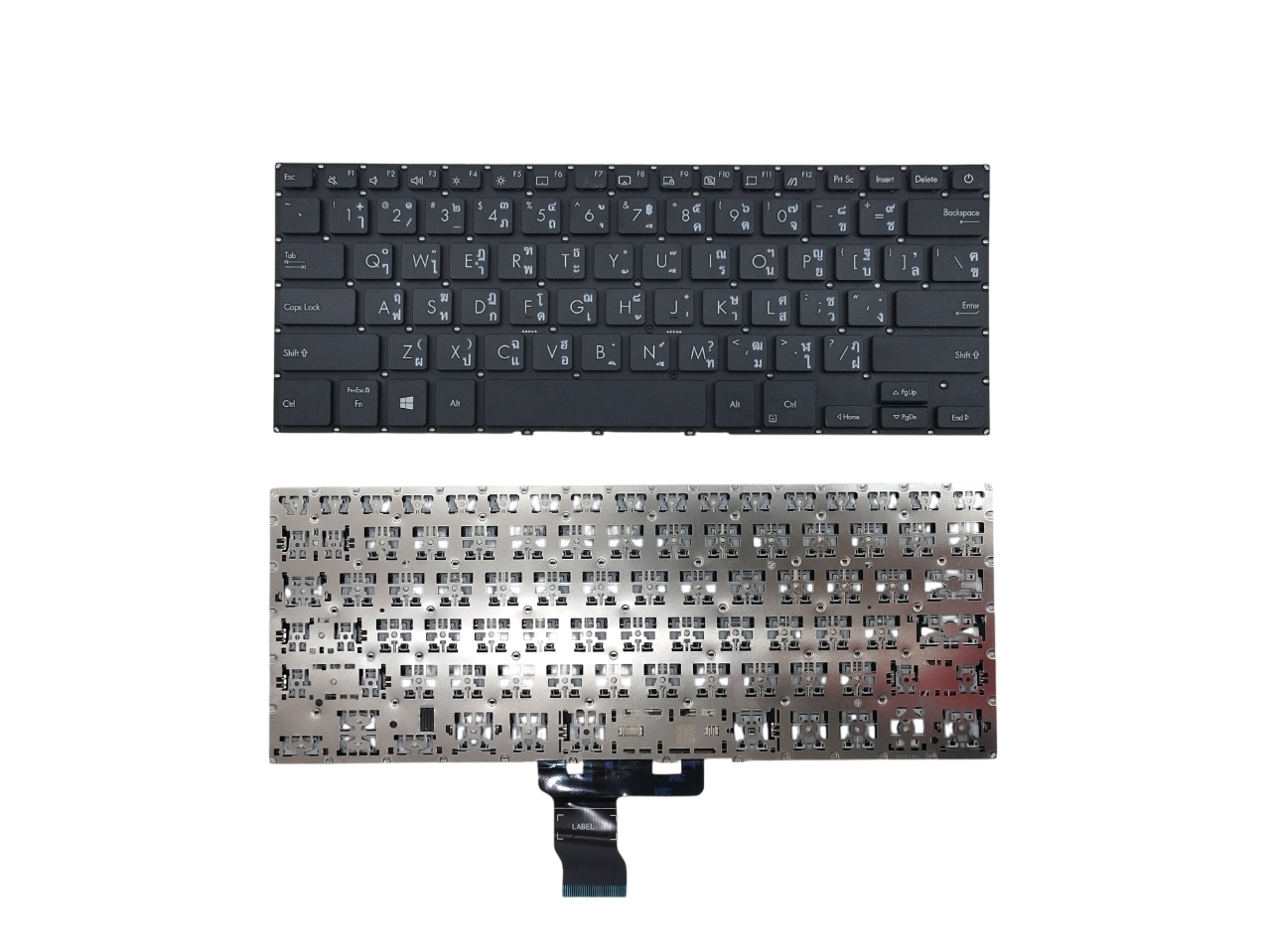 อะไหล่ OEM คุณภาพสูง คีย์บอร์ด ASUS ExpertBook P2451 / P2451F / P2451FA / P2451FB / P2541‑Series เปลี่ยนซ่อมโน๊ตบุ๊ค Layout TH‑US Backlit Chiclet Spill‑Resistant พร้อมส่งจาก DH Notebook