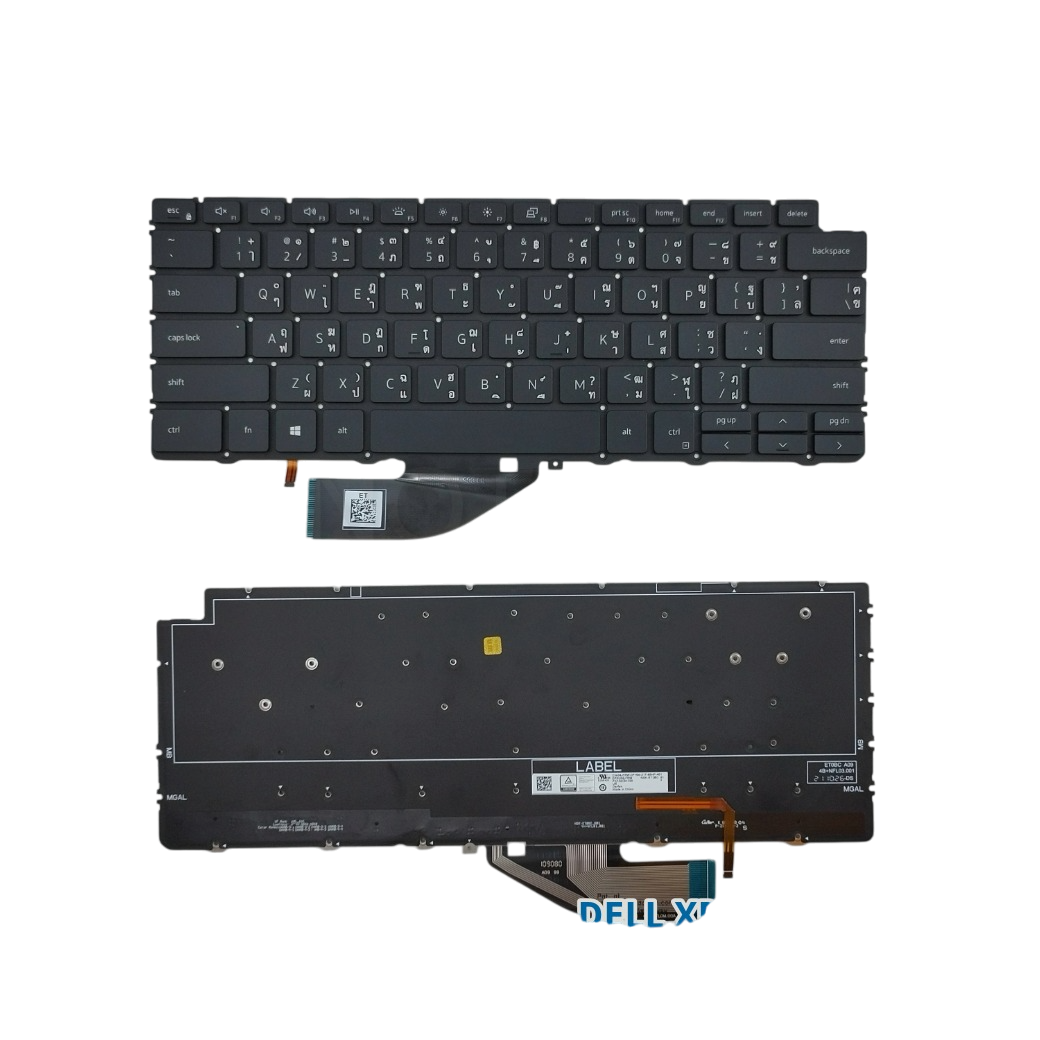 คีย์บอร์ดโน๊ตบุ๊ค DELL XPS 13 7390 9310 6T0X1 06T0X1 อะไหล่ OEM คุณภาพสูง สำหรับเปลี่ยนหรือซ่อม พร้อมใช้งาน