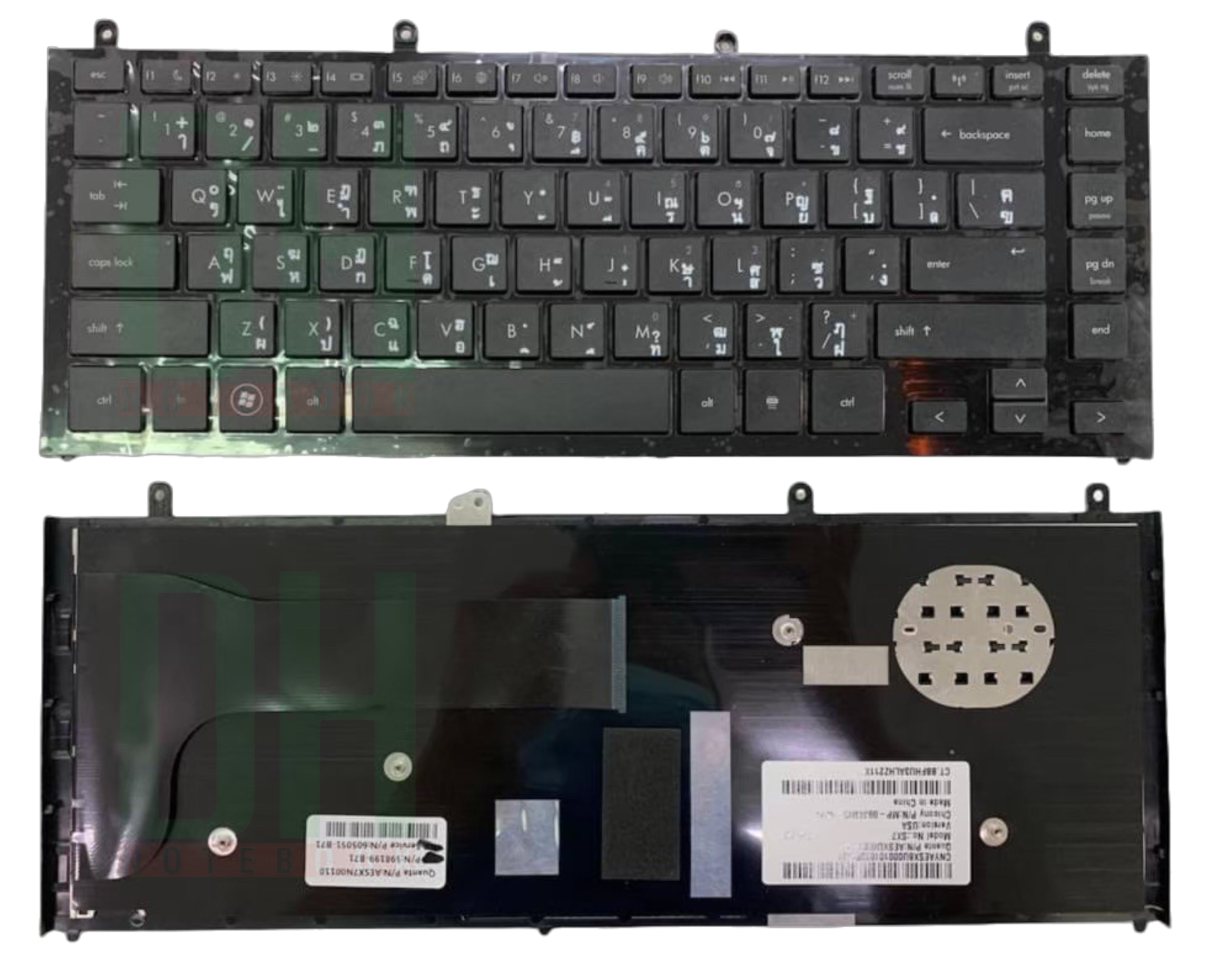 แป้นพิมพ์ คีย์บอร์ดโน๊ตบุ๊ค HP 4320s 4321s 4325s 4326s 4329s Laptop Keyboard