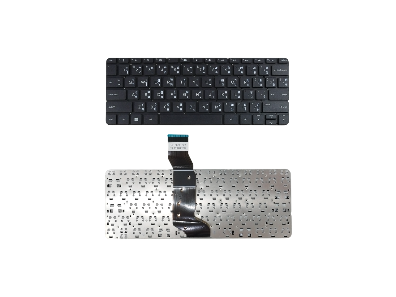 คีย์บอร์ดสำหรับ Stream 11 Pro G1 G2 G3 G5 TPN-Q166 Keyboard Notebook TH/US อะไหล่โน๊ตบุ๊ค