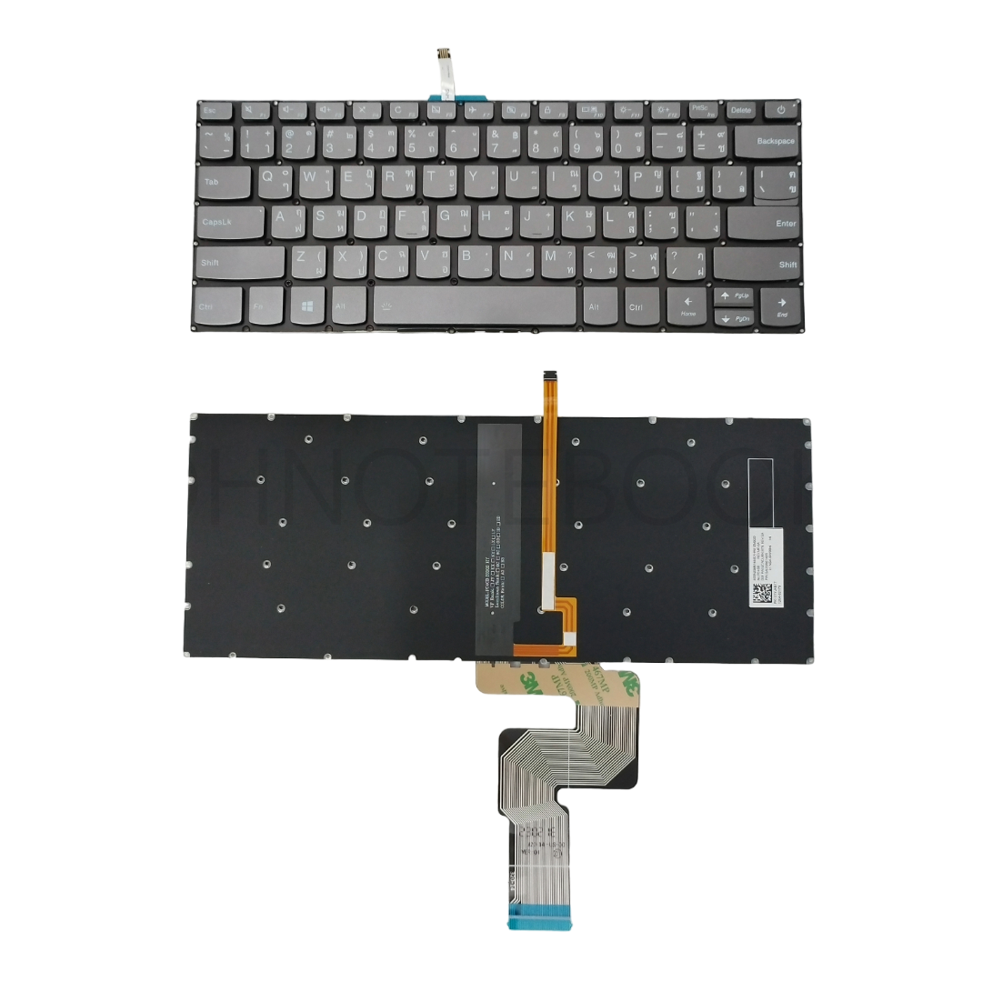 แป้นพิมพ์ คีย์บอร์ด Lenovo S145-14IGM, 330-14IGM, 330-14IKB, 320-14ISK, 320S-14IKB, 320S-14IKBR, S130-14IGM, S145-14API, S145-14AST backlight ปุ่ม Power