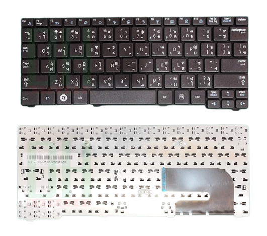 แป้นพิมพ์ คีย์บอร์ดโน๊ตบุ๊ค SAMSUNG NC140 NC10, ND10, N108, N140, NP10 ...