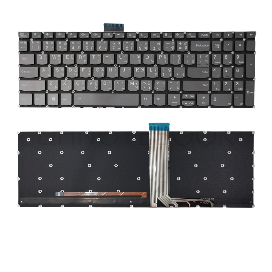คีย์บอร์ด LENOVO ThinkBook 15 G3 ACL ITL, IDEAPAD 5 15ITL05, IDEAPAD 3 15ALC6, ThinkPad V15 G2 G3, IdeaPad Slim 5 3 15 16 - แป้นพิมพ์โน๊ตบุ๊ค ไทย/US มี Backlight