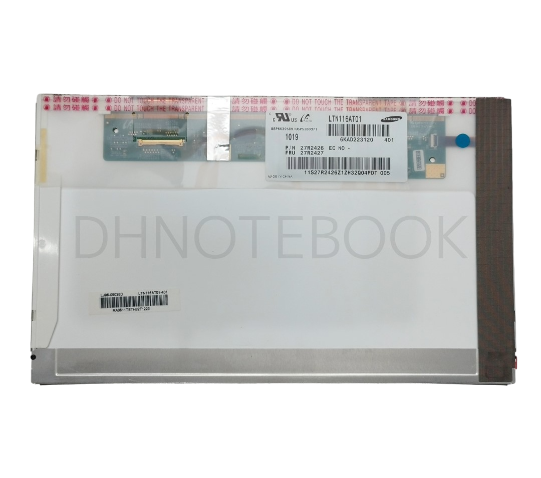 หน้าจอ LTN116AT01-401 เปลี่ยนหน้าจอโน้ตบุ๊ค Acer Aspire One 751h, Toshiba Satellite T110, Lenovo Thinkpad X100e 11.6 นิ้ว