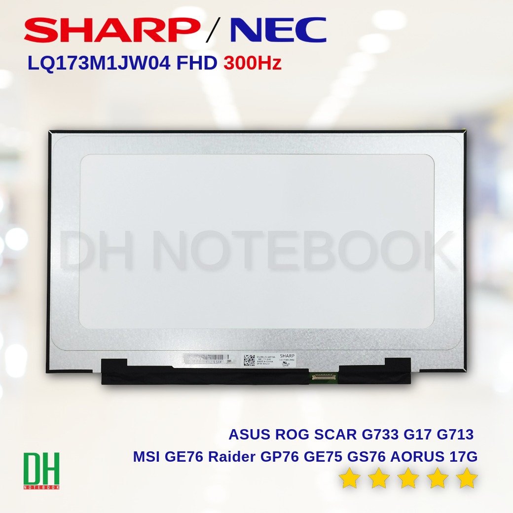 液晶パネル SHARP製 LQ173M1JW04 ノートパソコン用 【公式通販】
