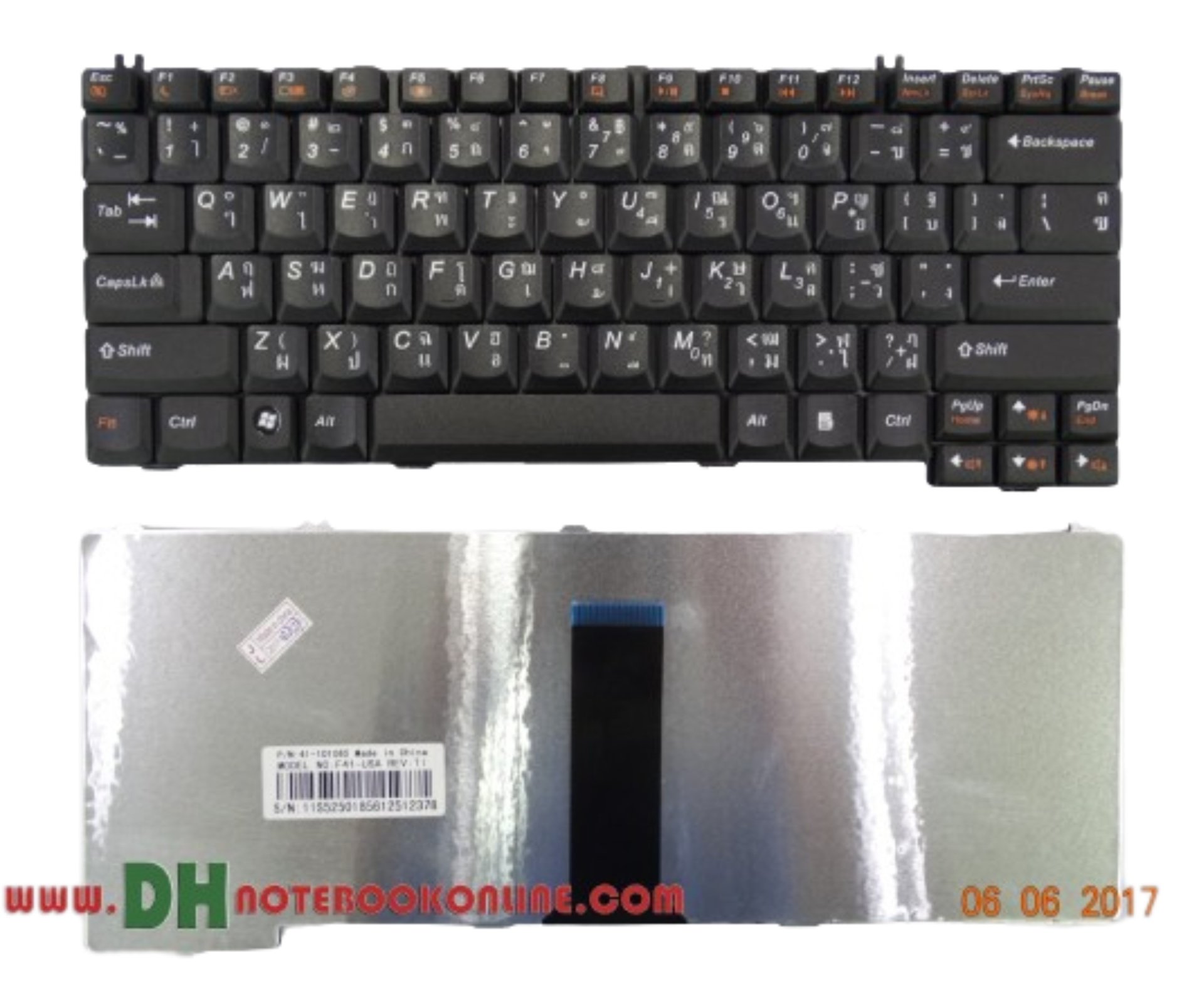 แป้นพิมพ์ คีย์บอร์ดโน๊ตบุ๊ค LENOVO Ideapad G450 Laptop Keyboard