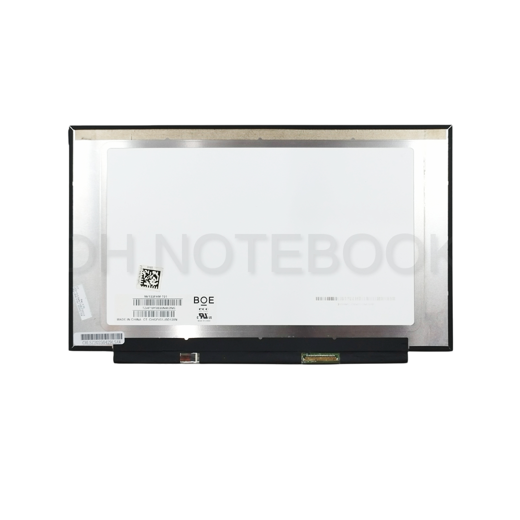 หน้าจอโน้ตบุ๊ก NV133FHM-T01 (BOE) ขนาด 13.3 นิ้ว FHD IPS ทัชสกรีน 40 Pin eDP สำหรับ Lenovo ThinkPad X395 X390 X13 L13 Gen2 และ HP EliteBook 735 G6 830 G6 (เทียบเท่า B133HAK02.2 R133NWF4 R5) อะไหล่เปลี่ยนซ่อมคุณภาพสูง