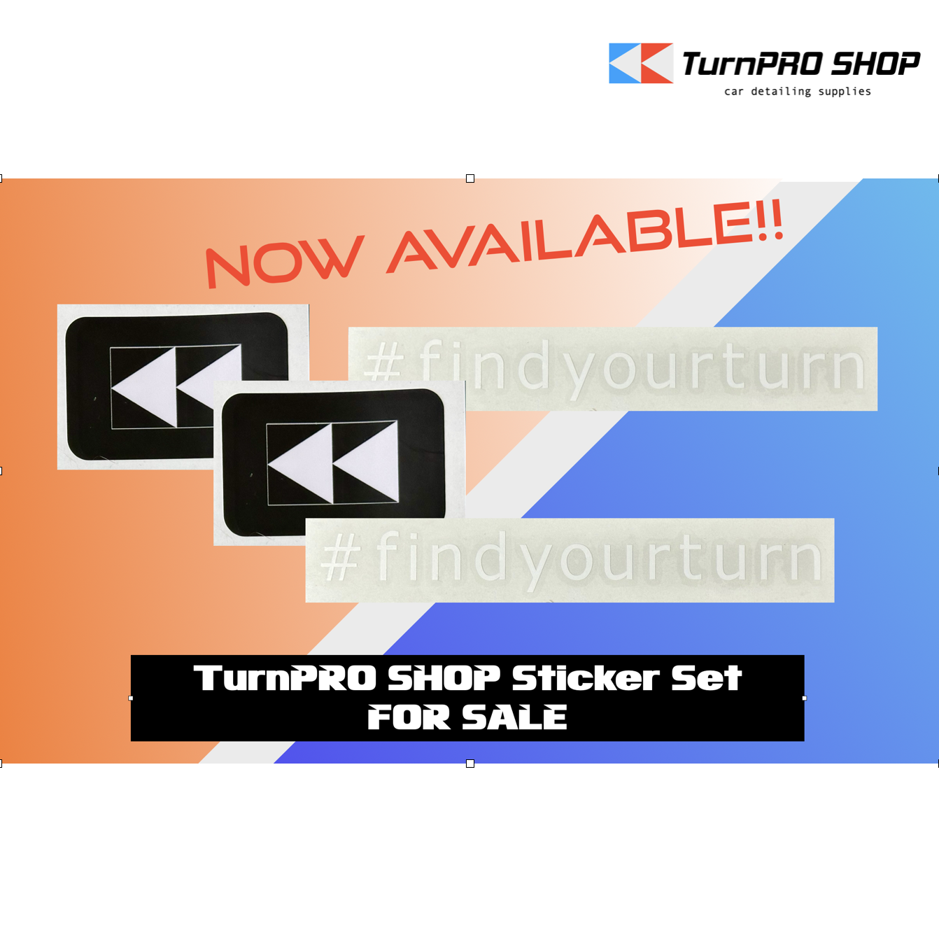 Pro Shop Sticker TurnPRO SHOP - Premium Sticker Set (2x2)