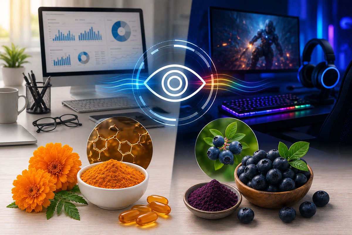 ทำไมพนักงานออฟฟิศและเกมเมอร์ถึงมองหาอาหารเสริมบำรุงสายตา? รวมสารสกัดกลุ่ม Lutein และ Bilberry ที่ต้องมี 