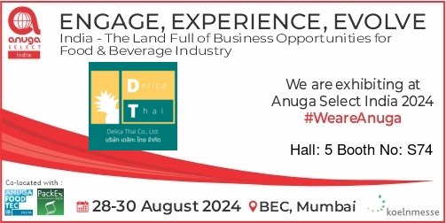 Welcome to our Anuga Select India Booth (Mumbai, India)