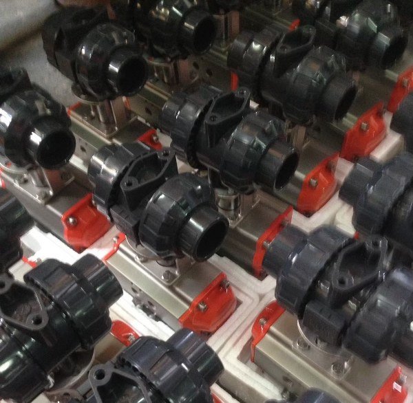 Ball Valve UPVC ประกอบหัวขับลม RAT Series